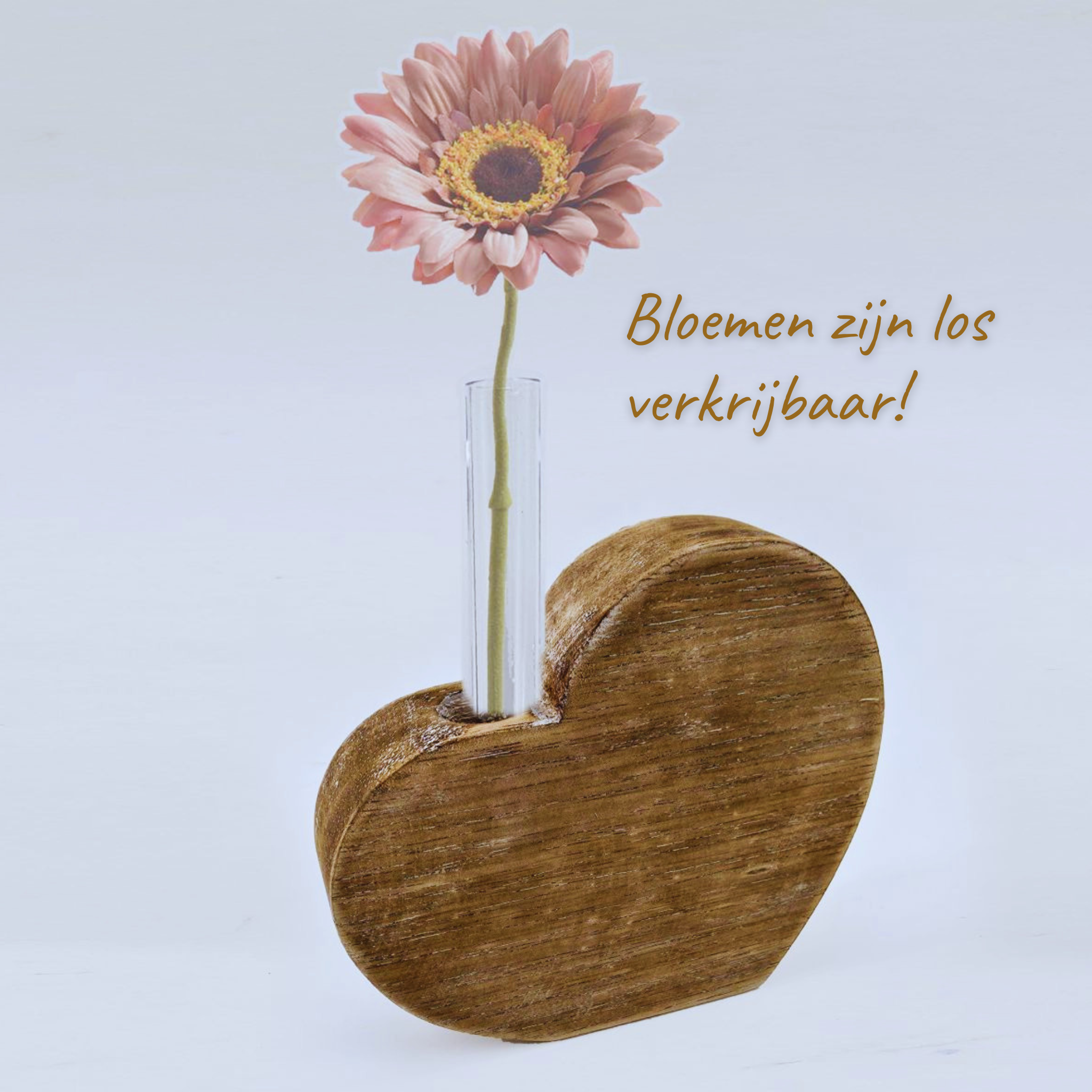 Pakketje "Jij bent een Topper" Hart met bloem