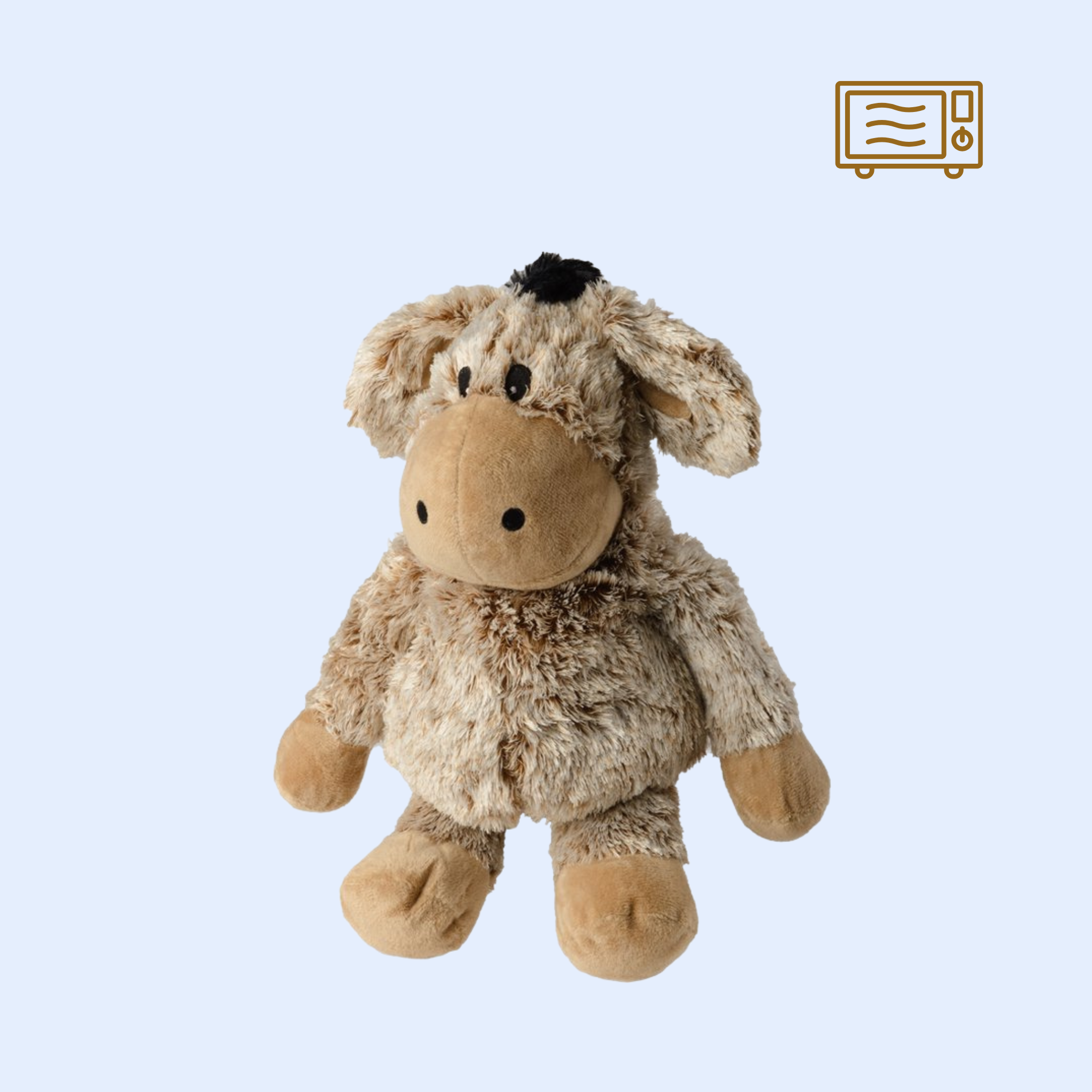 Warmies magnetronknuffel Ezel mini