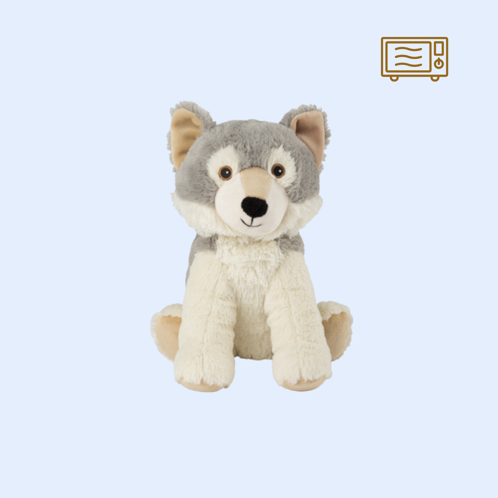 Warmies magnetronknuffel Wolf mini