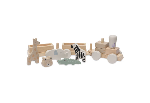 Houten speelgoedtrein Jungle Jambo - Afbeelding 5