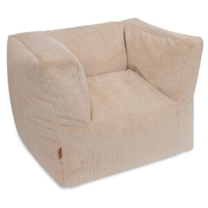 Kinder fauteuiltje corduroy Natural