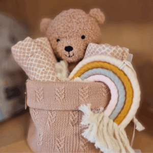 Cadeaupakketje Beer in een mandje