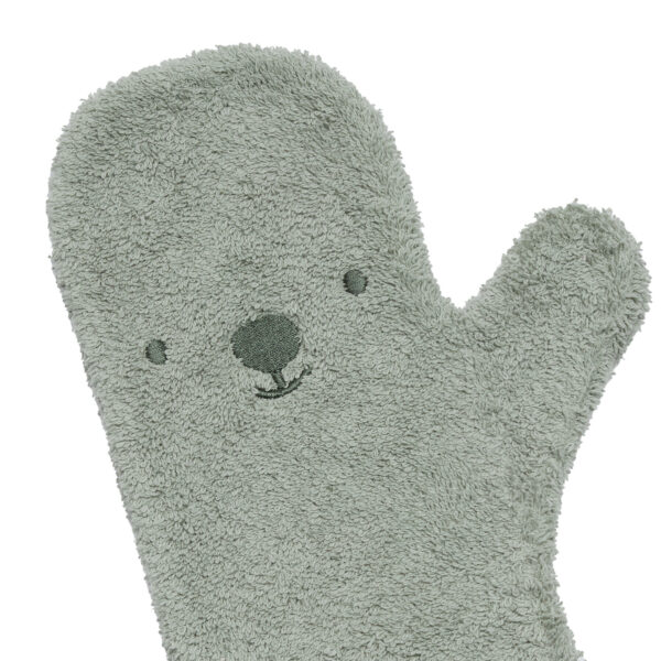 Babyshowerglove douchewashand Olive