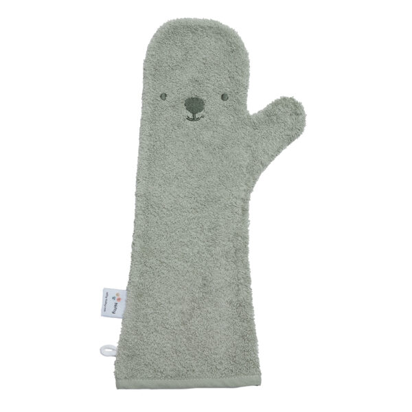 Babyshowerglove douchewashand Olive - Afbeelding 3
